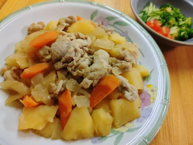 蒸し煮肉じゃが